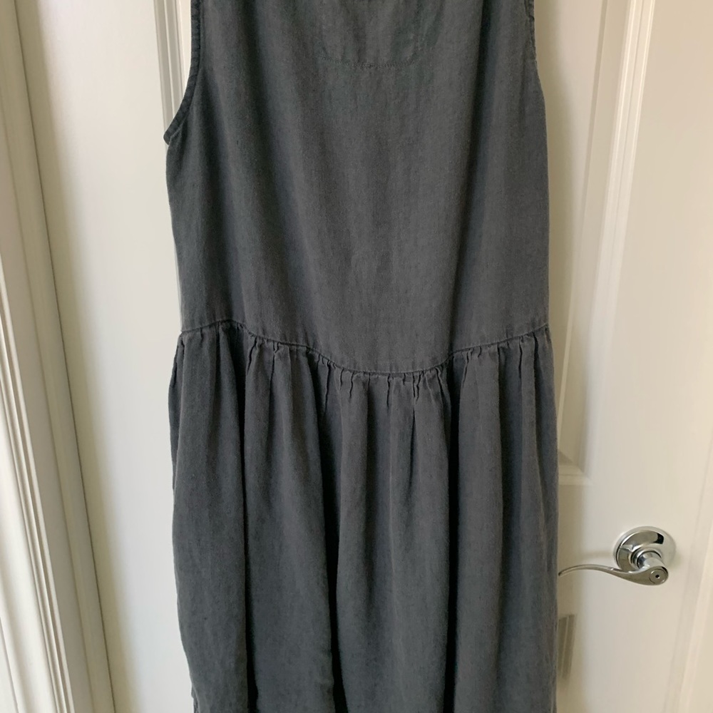 NPL grey midi dress